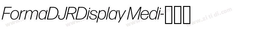 FormaDJRDisplay Medi字体转换